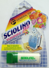 SCIOLINO STICK FOR THE CLEANING OF THE PLATES OF THE IRONS