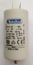 CAPACITOR GENERAL USE 20mF DOUBLE FASTON COMAR