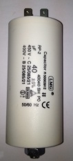 CAPACITOR GENERAL USE 40mF DOUBLE FASTON LMG