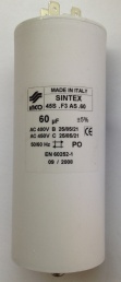 CAPACITOR GENERAL USE 60mF DOUBLE FASTON COMAR