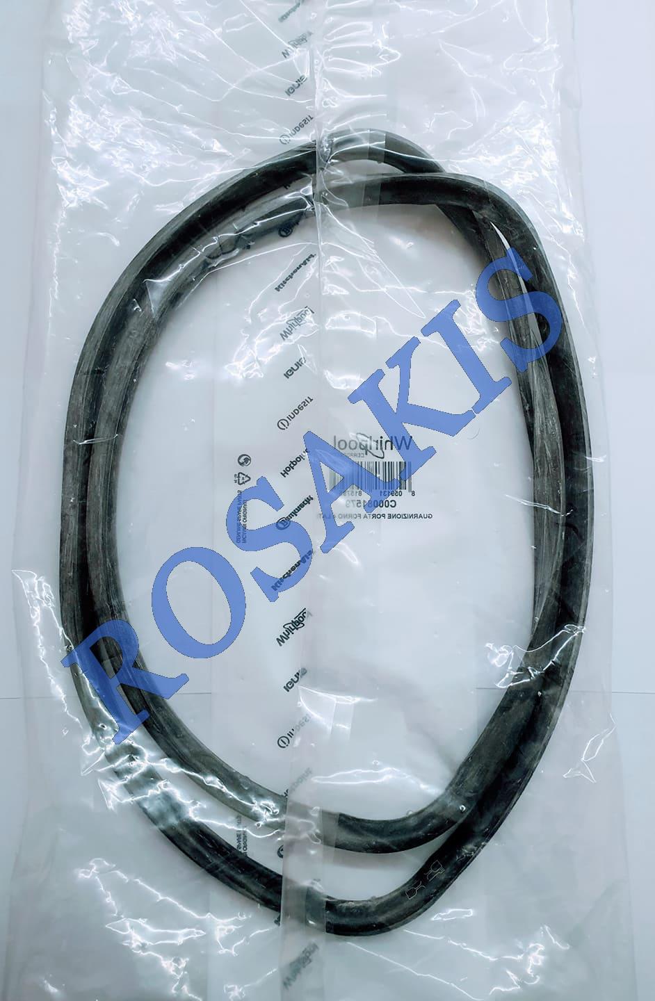 SILICONE GASKET ARISTON-IND-HOTPOINT SQUARE 4 HOOKS 081579 ORIG