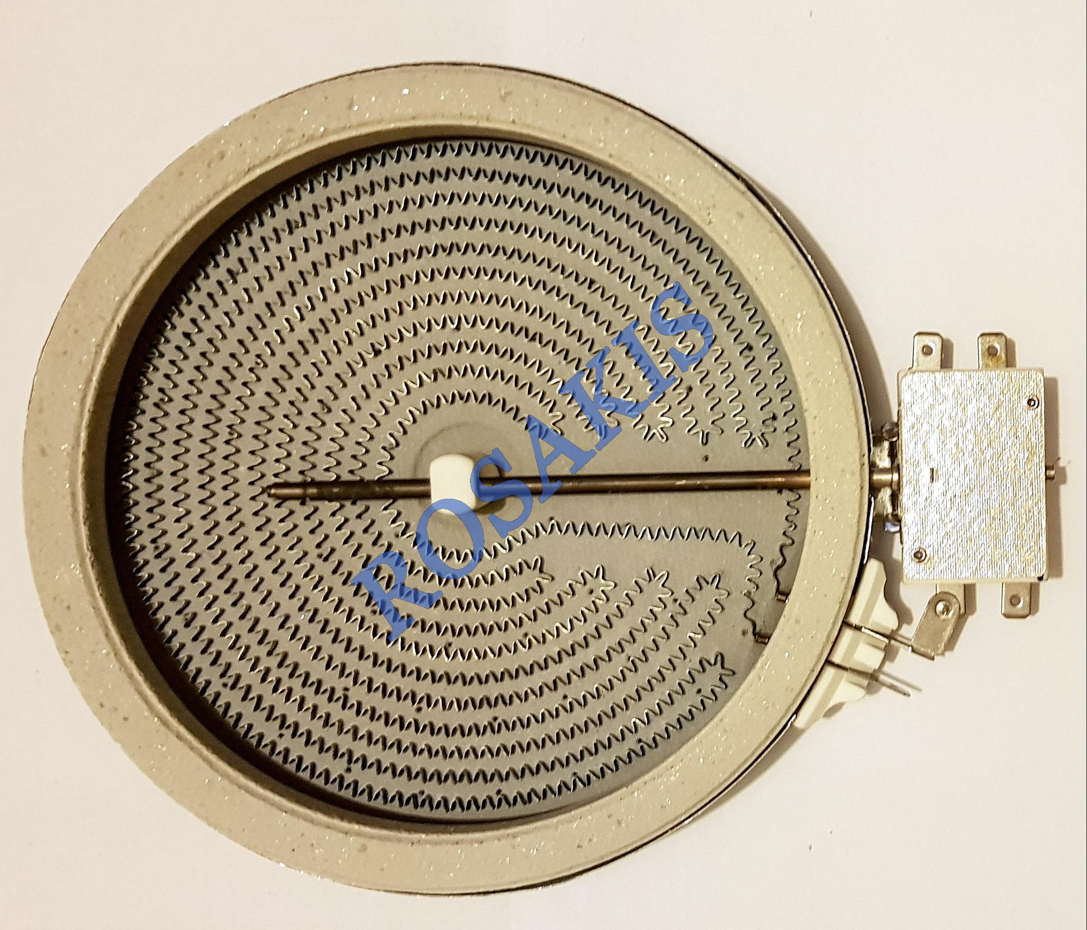 CERAMIC HOT PLATE Φ16,5cm 2 CONECTIONS 1200W