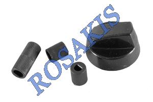 COOKERS BUTTON FOR GENERAL USE BLACK KIT