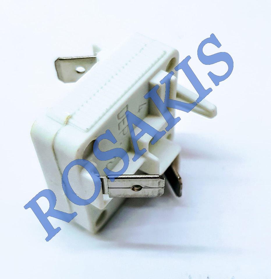 REFRIGER.COMPRES.RELAY GENERAL ELECTRONIC 1/12-1/2 HP 3 CΟΝΤ.WHI