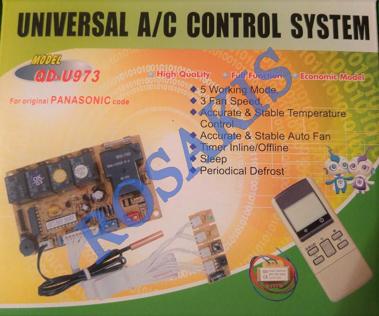 CONTROL SYSTEM UNIVERSAL ORIGINAL PANASONIC QD-U973