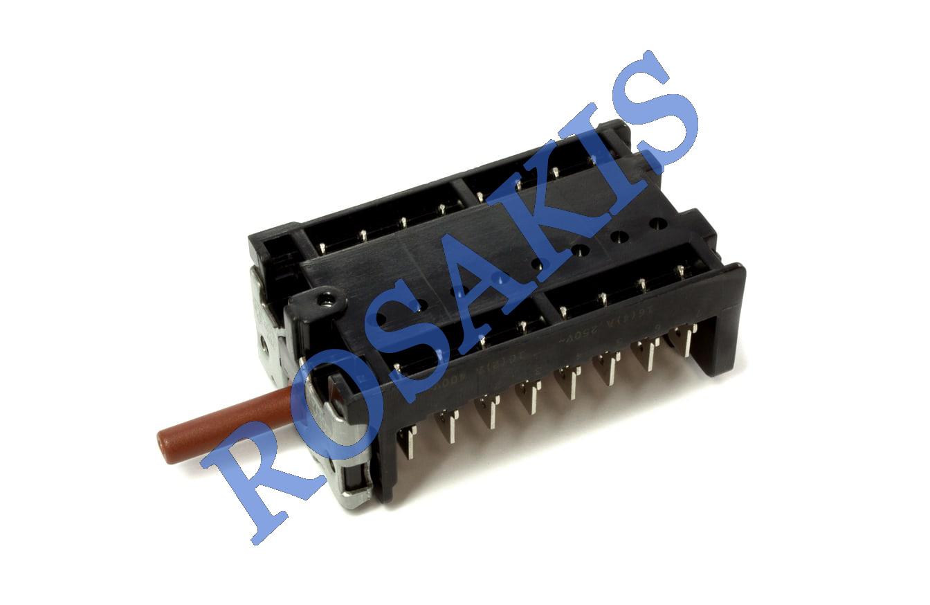 OVEN SWITCH SELECTOR ARC.BEKO 7 POSITION 8+8 CONTACTS 263900054